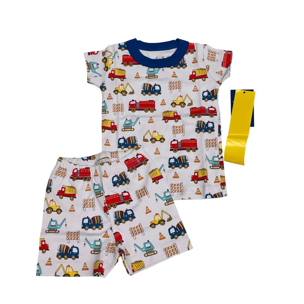 NWT Magnolia Baby Size 9/12M Hard at Work Short Pajama